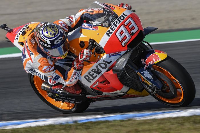 Marc Marquez start dari baris kedua di MotoGP Jepang 2018