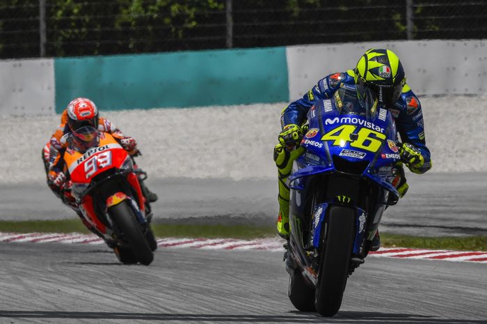 Marc Marquez tetap menang jika Valentino Rossi tidak terjatuh
