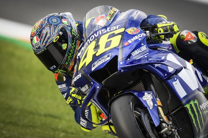 Valentino Rossi girang motor baru Yamaha mengalami perkembangan positif