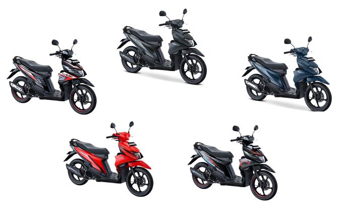 Lima tipe warna Suzuki Nex II