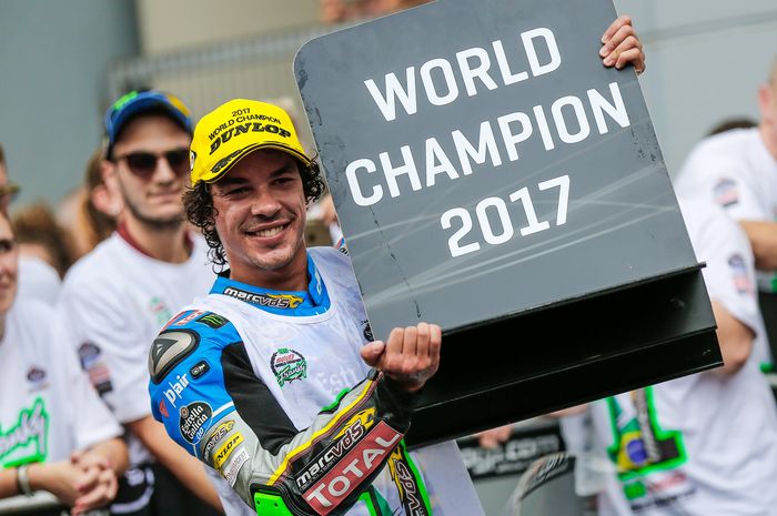 Franco Morbidelli jadi juara dunia Moto2 dan naik kelas ke MotoGP tahun depan produk gemblengan sekolah balap milik Valntino Rossi