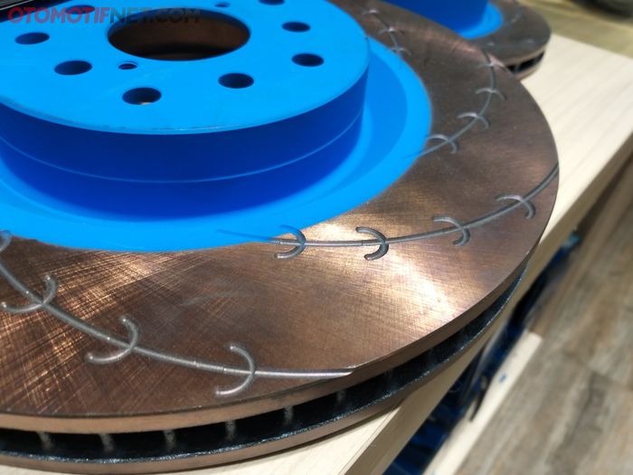 Piringan cakram dari Endless tipe rotor slotted