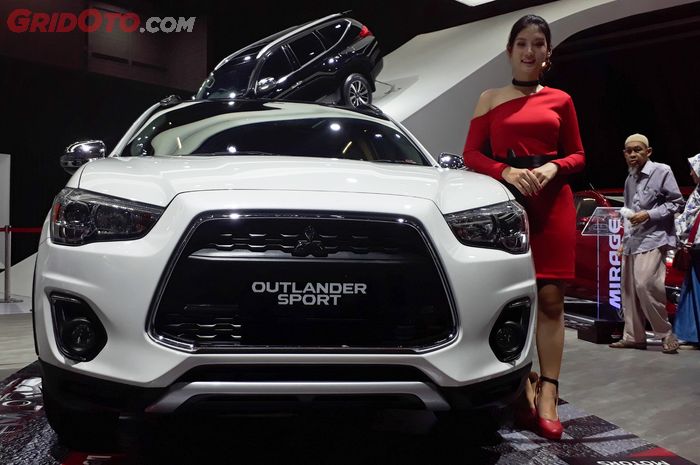 Outlander Sport yang ditampilkan Mitsubishi di Kemayoran, Jakarta.