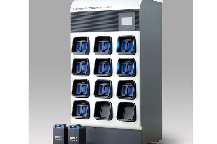 Honda Power Pack Exchanger e: yang mulai dipasarkan di Jepang.
