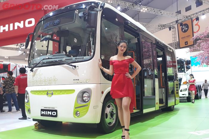 Hino Bus Poncho EV tampil perdana di GIIAS 2018