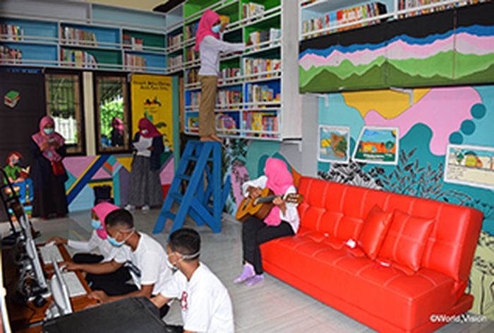 Dengan adanya fasilitas ini, diharapkan anak-anak di kota Ternate dapat tumbuh secvara kreatif, inovatif dan visioner 
