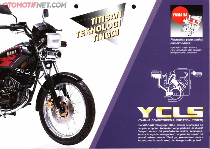 Yamaha RX King 1995 pakai teknologi YCLS