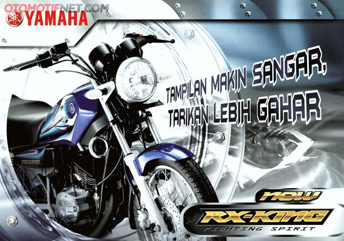 Tagline Yamaha RX King 2006, 'Tampilan makin sangar, tarikan lebih gahar'