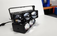 Ukuran yang Aman Pasang Lampu Tembak Tambahan di NMAX Atau PCX