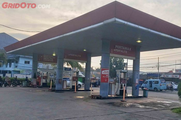 Ilustrasi SPBU Pertamina 