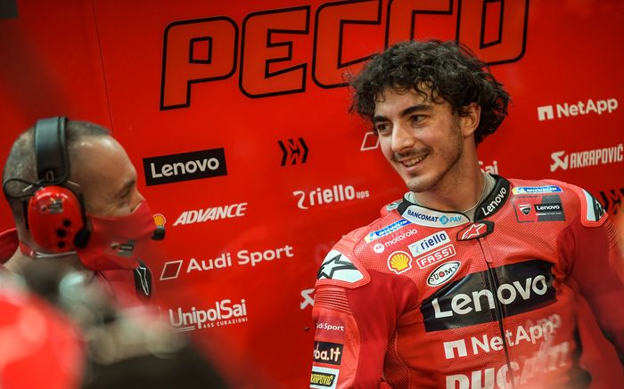 Francesco Bagnaia yang menjadi pembalap tim pabrikan Ducati bersama Jack Miller, tim yakin tidak akan ada kekurangan dibanding tahun 2020