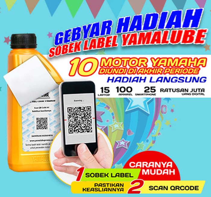 &ldquo;Gebyar Hadiah Sobek Label Yamalube&rdquo;,
