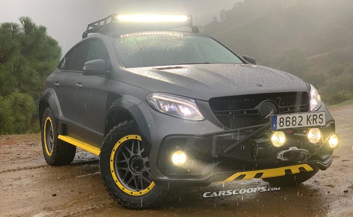 Modifikasi Mercedes-Benz GLE bergaya off-road