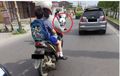 Greget, Pemotor Pakai Spion Segede Tampah untuk Hindari Blind Spot, Pakar Safety Bilang Begini
