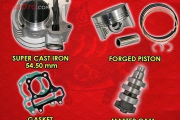 Segini Harga Paket Bore Up Honda BeAT 130 Cc Berikut Kem Dan ECU