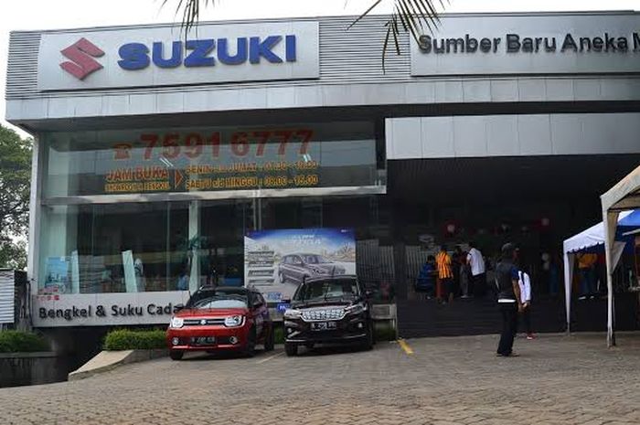 Ilustrasi dealer mobil Suzuki