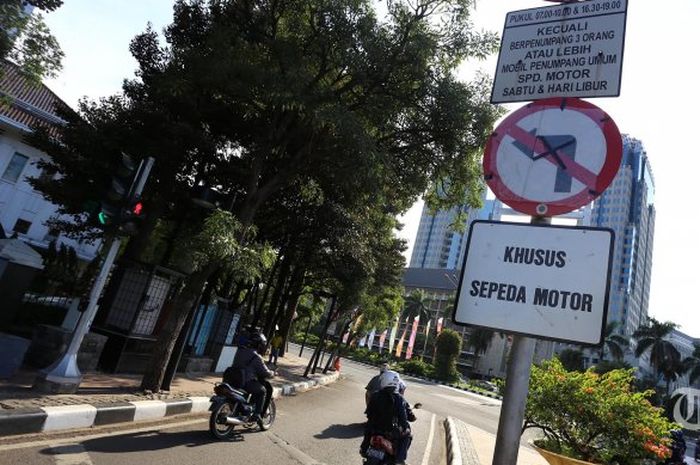 Mahkamah agung resmi cabut Pergub larangan melintas sepanjang jalanm MH THamrin sampai merdeka barat