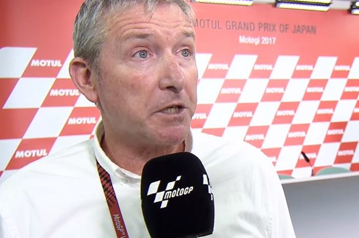 Mike Webb Race Director sekaligus salah satu dari tiga anggota FIM MotoGP Stewards
