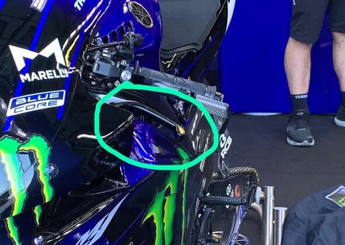 Selain itu, Vinales mencoba rem belakang skutik dan sasi baru di tes MotoGP Misano.