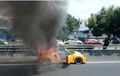 Salah Lihat..Dikira Porsche, Mobil Sport Dua Pintu Yang Terbakar Ternyata Toyota