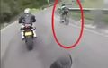 Video: Lucu Nih, Moge Baper Kalah Cornering Sama Sepeda