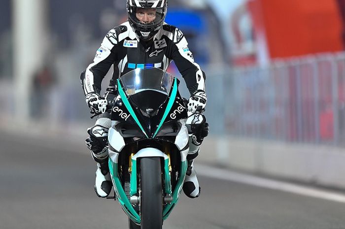 Motor listrik untuk ajang MotoE sudah ditest di Sirkuit Losail, Qatar
