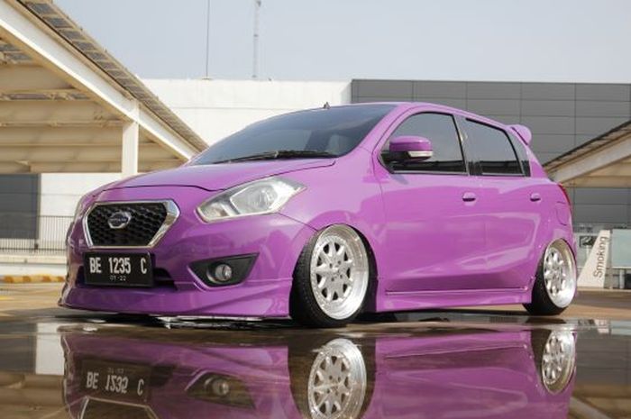 Datsun Go 2016 asal Lampung, rela jadi kendaraan AKAP demi ikutan kontes modifikasi