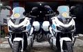Honda ADV150 Full Modifikasi, Body Putih Strip Biru, Jadi Motor Dinas Dishub Jogja