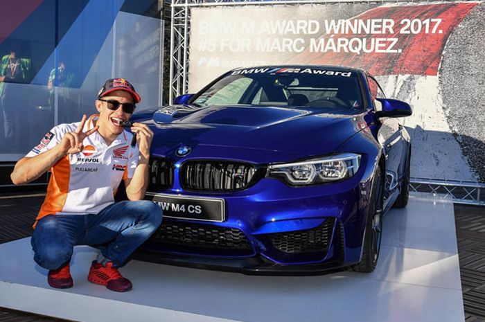 Marc Marquez mengatakan yang paling stres menghadapi balapan MotoGP Valencia hari ini (12/11/2017) adalah kru timnya