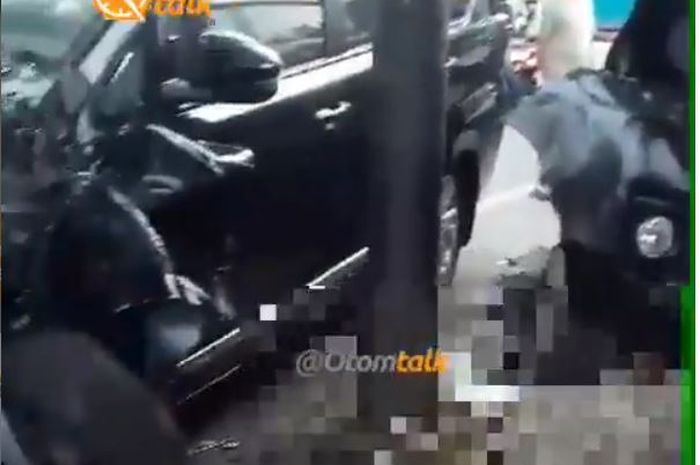 Toyota Kijang Innova dan Avanza ringsek terlibat kecelakaan di Medan, Sumut