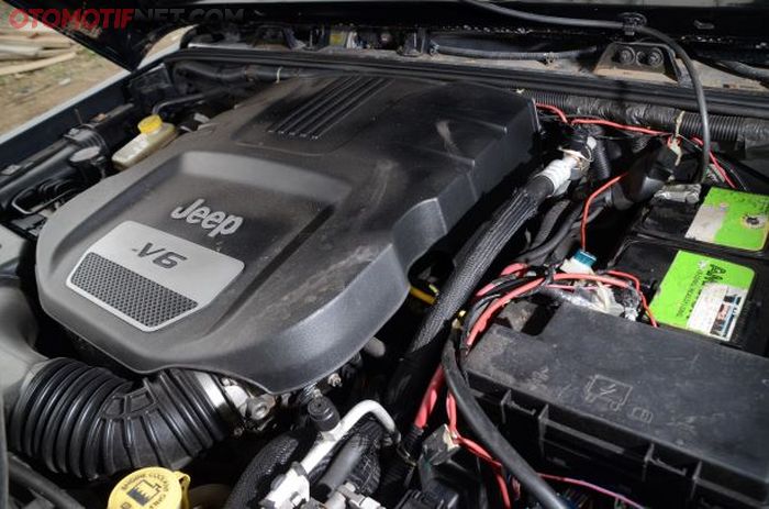 Mesin dibiarkan standar, karena sudah cukup mumpuni buat off-road