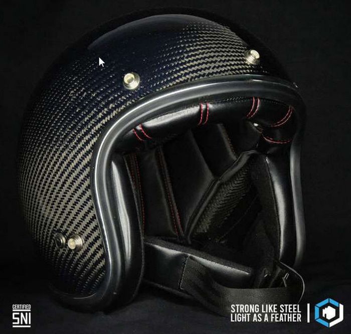 Helm Jericho Carbon, Open face CF 500 R