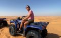 Aksi Aldila Sutjiadi Main Quad Bike di Gurun Pasir, Seru Banget Nontonnya