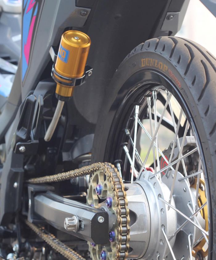 Kaki belakangnya dapat upgrade banyak