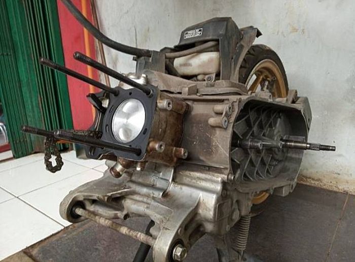 Ilustrasii bore up Honda Vario 