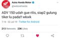 Awas Hoax, Beredar Foto Perang Cuitan Antar Pabrikan Gara-gara Skuto Honda ADV150