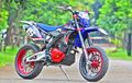 Modifikasi Yamaha Scorpio 2006, Supermoto Frame Swap Dua Alam