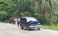 Kijang Krista Menganga, Pajero Sport dan L300 Terlempar ke Jurang, NMAX Tergencer hingga Ertiga dan Agya Kena Boling Truk Tronton
