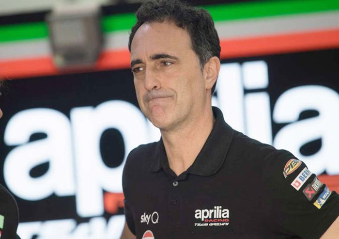 Romano Albesiano selaku Direktur Teknis Aprilia membeberkan persiapan timnya untuk hadapi MotoGP 2021 mendatang