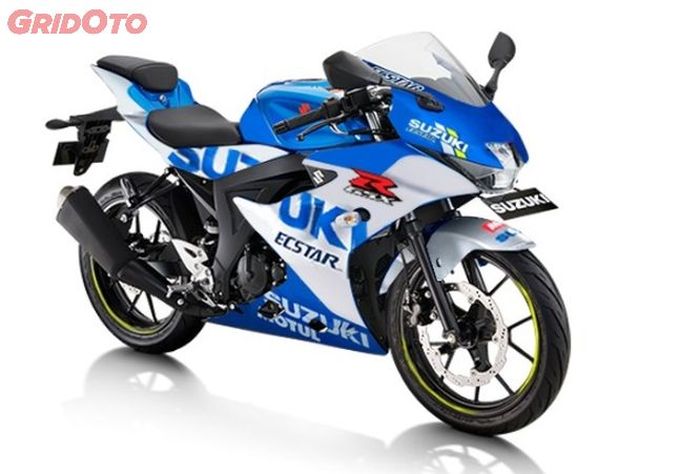 Suzuki GSX-R150 dengan livery tim MotoGP Suzuki Ecstar 2020 ala GridOto.com
