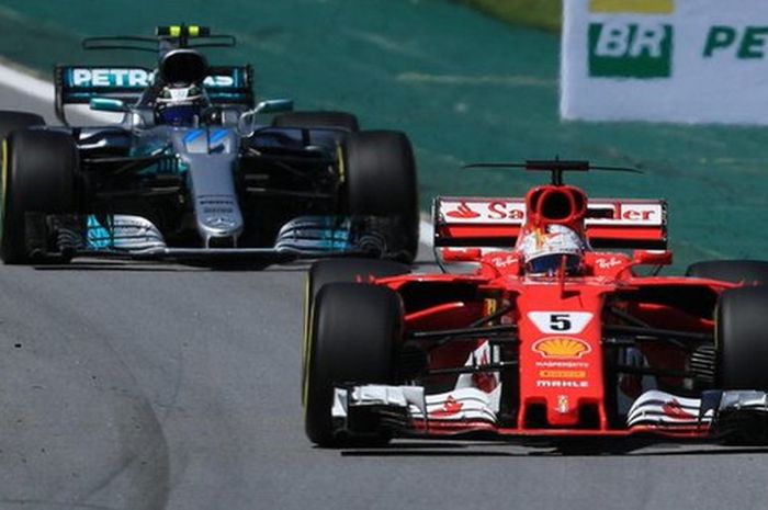 Kembali menang di Brasil, Sebastian Vettel terus menjaga jarak dari Valtteri Bottas dalam perebutan posisi runner-up kejuaraan