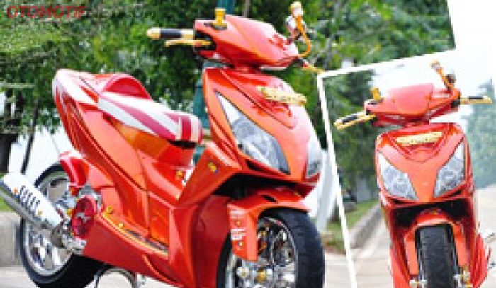 Honda Vario pakai bodi depan Honda Airblade