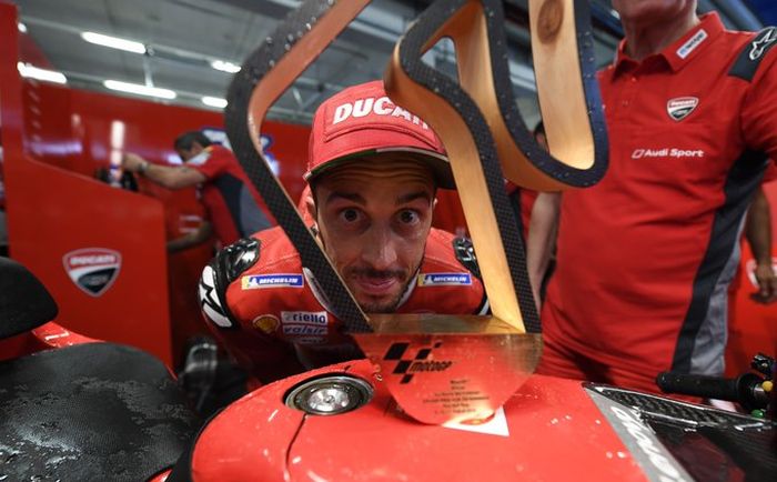 Andrea Dovizioso sukses menjadi juara di MotoGP Austria 2019, sekaligus rekor jadi pembalap paling banyak juara di Red Bull Ring