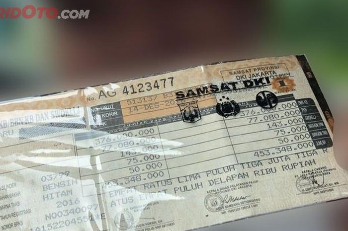 Ilustrasi manfaatkan insentif BBNKB kedua sebesar 0 persen