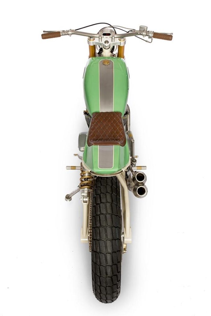 Yamaha XS650 custom flat track dari PanicRev Customs, dilansir oleh Pipeburn.com