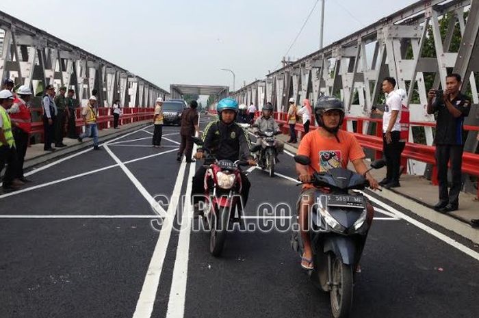 Jembatan Widang-Babat kembali beroperasi