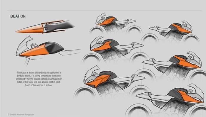 Inspirasinya dari senjata tradisional India