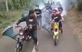 Video: Jangan Ditiru, Gerombolan Remaja Geber Motor Pakai Knalpot Terompet