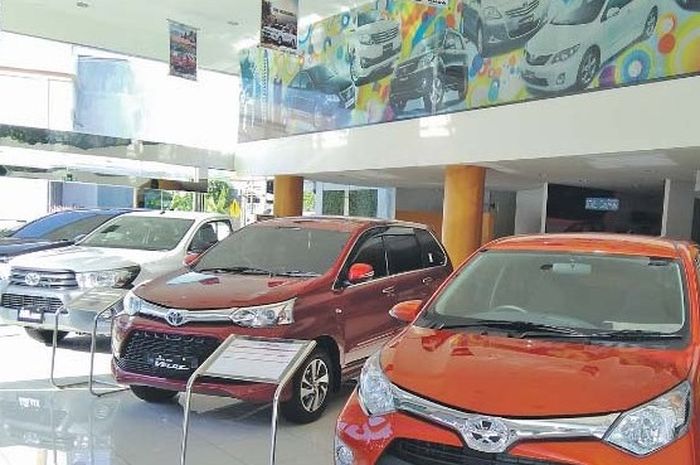 Ilustrasi mobil baru merek Toyota