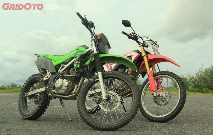 Kawasaki KLX 150 dan Honda CRF150L